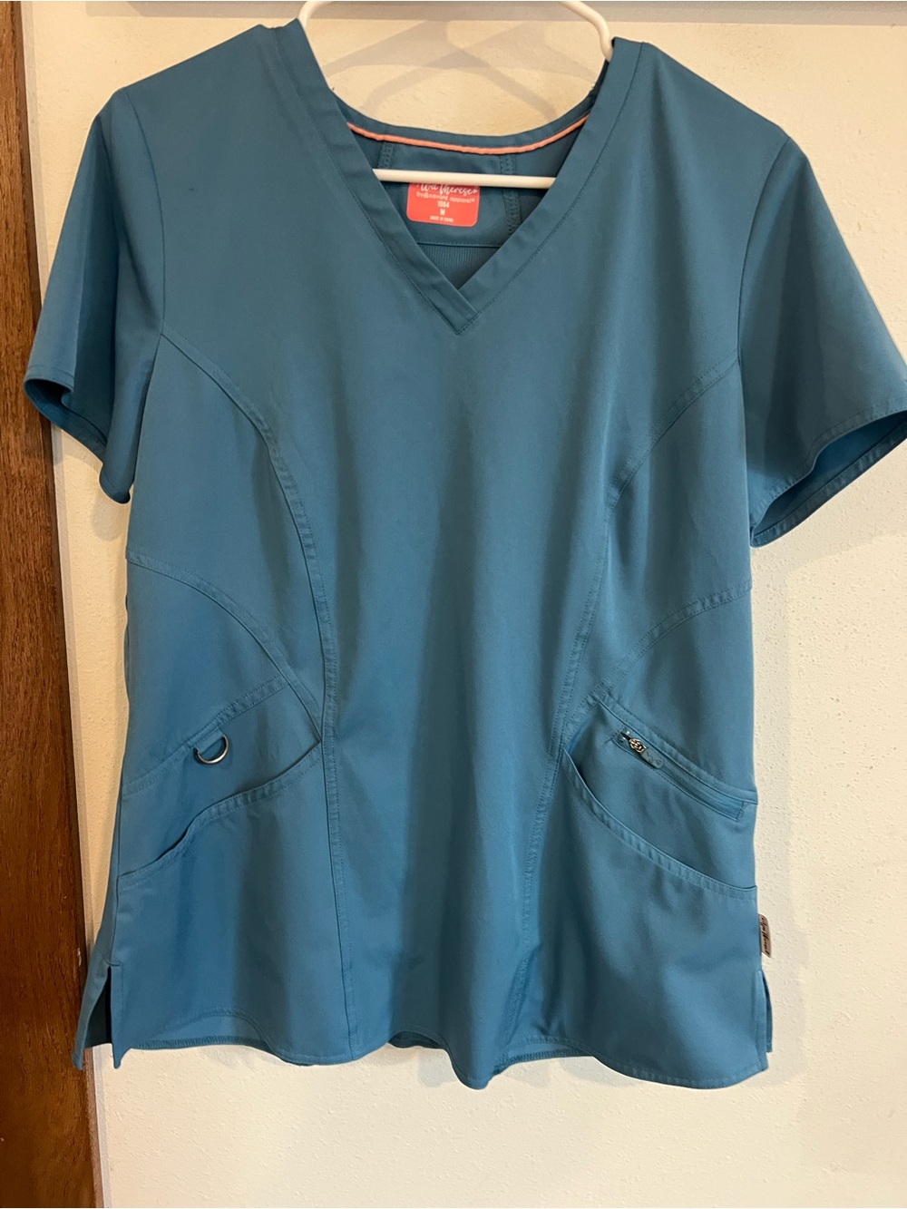 Grey's Anatomy Teal V-Neck Medical Scrub Top